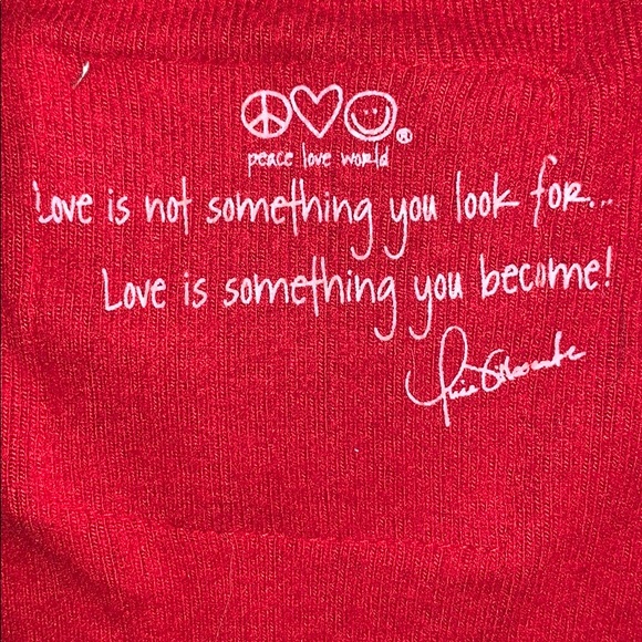 NWT An Original Red Happy Top w/Black Velvet Ties - Picture 4 of 8